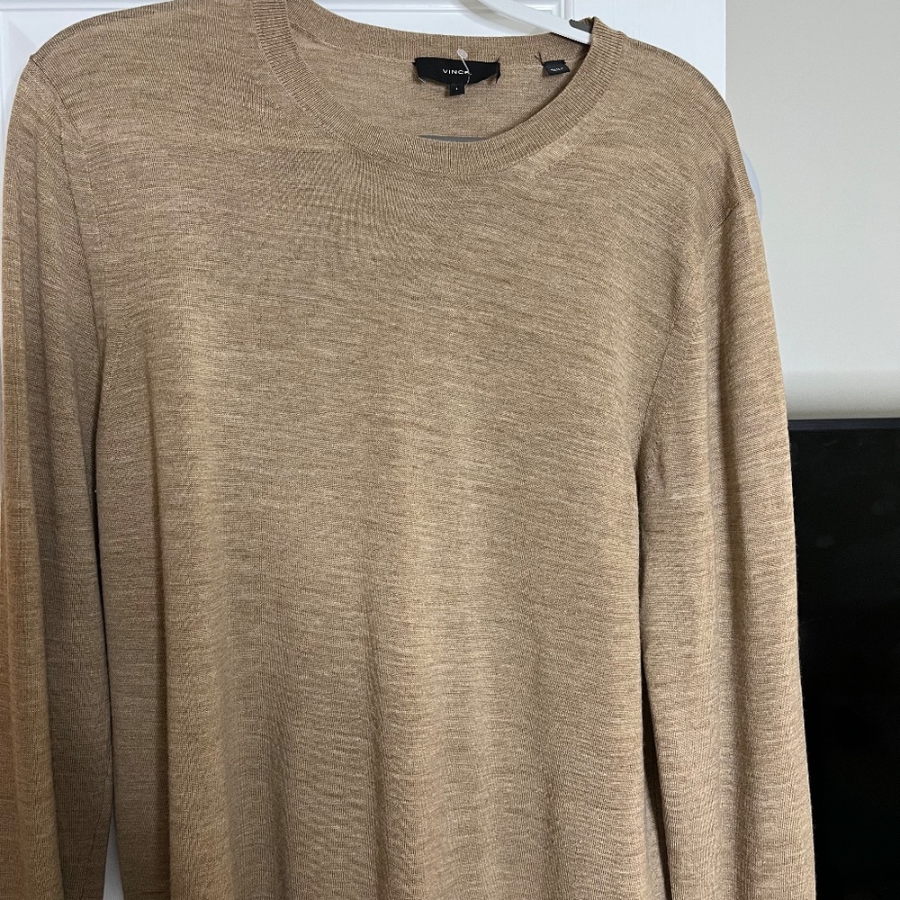 Vince - Men's Light Brown Crewneck